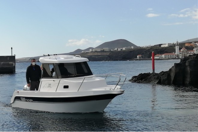 Dipol 580 Timonera + Honda BF 80