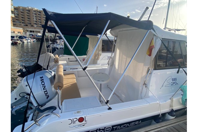 Dipol 580 Timonera + Honda BF 80