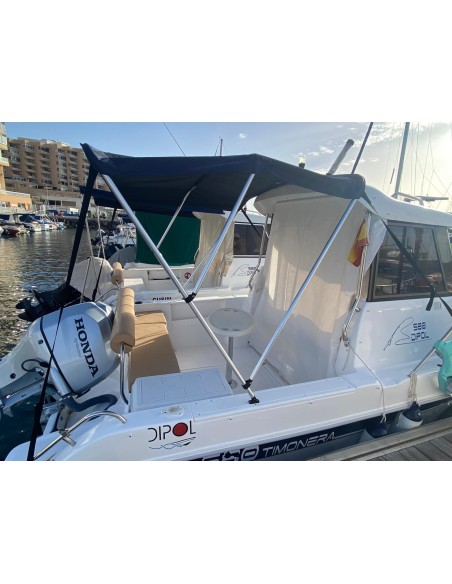 Dipol 580 Timonera + Honda BF 80